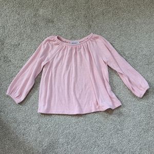 Old Navy 3T Light Pink Long Sleeve Top